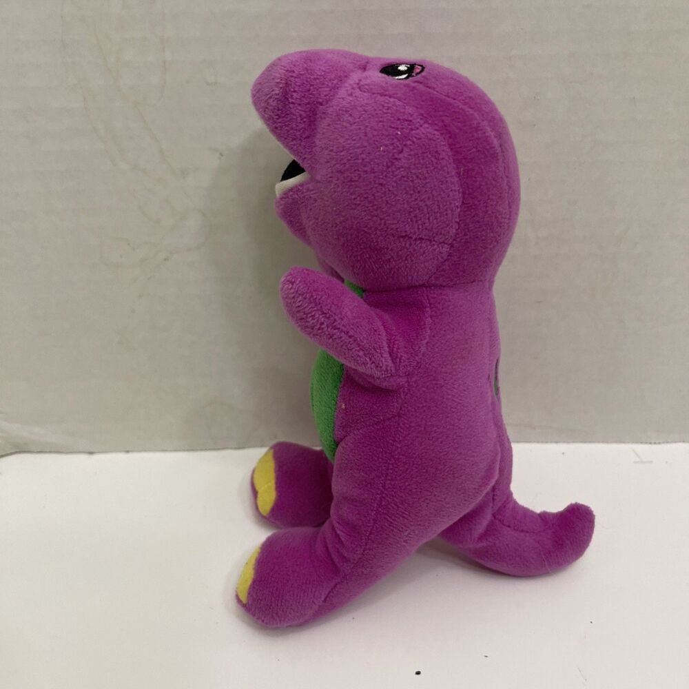 Fisher Price Barney The Dinosaur Plush 8” Stuffed Animal 2017 - Picture 3 of 5